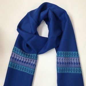Baby Alpaca Scarf/Shawl/Wrap with Llama Border